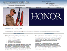 Tablet Screenshot of corporateleads.com
